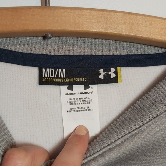 Grey under Armour crew neck sweater - Picture 2 of 4